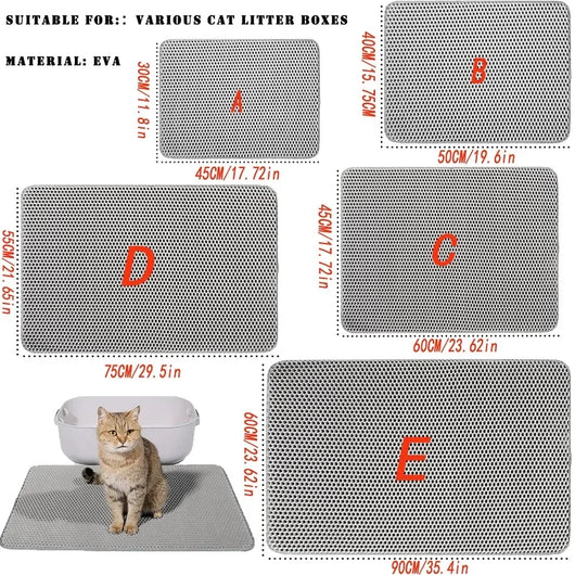 Double Layer Litter Trapping Mat