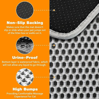 Double Layer Litter Trapping Mat